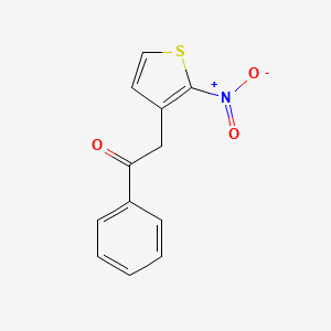 2-(2-Nitrothiophen-3-yl)-1-phenylethan-1-one