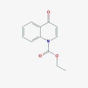 1(4H)-Quinolinecarboxylic acid, 4-oxo-, ethyl ester