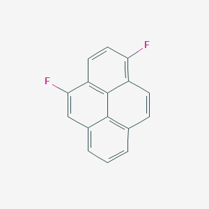 molecular formula C16H8F2 B12562989 1,4-Difluoropyrene CAS No. 185141-28-0