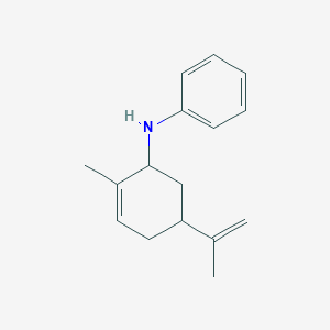 N-[2-Methyl-5-(prop-1-en-2-yl)cyclohex-2-en-1-yl]aniline