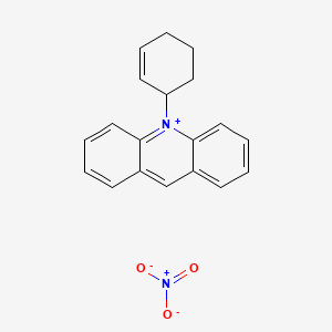 10-(Cyclohex-2-en-1-yl)acridin-10-ium nitrate