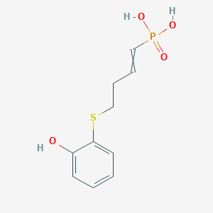 Phosphonic acid, [4-[(2-hydroxyphenyl)thio]-1-butenyl]-