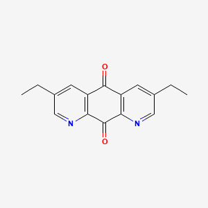 Pyrido[3,2-g]quinoline-5,10-dione, 3,7-diethyl-