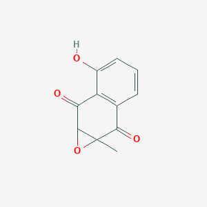 6-Hydroxy-1a-methyl-1a,7a-dihydronaphtho[2,3-b]oxirene-2,7-dione