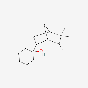 molecular formula C16H28O B12563149 1-(5,5,6-Trimethylbicyclo[2.2.1]heptan-2-yl)cyclohexan-1-ol CAS No. 220717-77-1