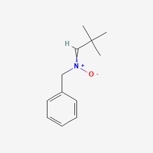 molecular formula C12H17NO B12563156 N-Benzyl-2,2-dimethylpropan-1-imine N-oxide CAS No. 144433-08-9