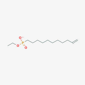 molecular formula C13H26O3P- B12563157 Ethyl undec-10-EN-1-ylphosphonate CAS No. 259270-26-3