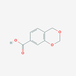 molecular formula C9H8O4 B12563165 4h-1,3-Benzodioxine-7-carboxylic acid CAS No. 259795-37-4