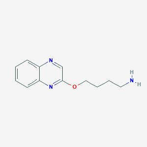 4-[(Quinoxalin-2-yl)oxy]butan-1-amine