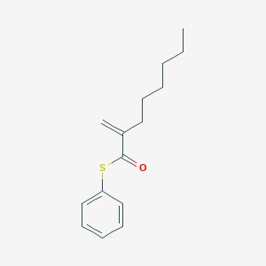 molecular formula C15H20OS B12563192 S-Phenyl 2-methylideneoctanethioate CAS No. 199915-66-7