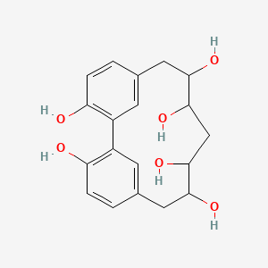 Tricyclo[12.3.1.1~2,6~]nonadeca-1(18),2(19),3,5,14,16-hexaene-3,8,9,11,12,17-hexol