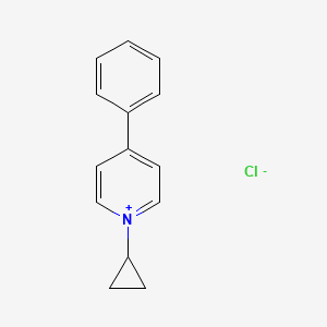 1-Cyclopropyl-4-phenylpyridin-1-ium chloride