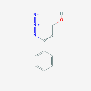 molecular formula C9H9N3O B12563213 3-Azido-3-phenylprop-2-en-1-ol CAS No. 192370-01-7