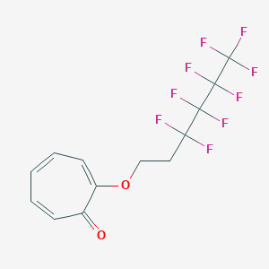 2-[(3,3,4,4,5,5,6,6,6-Nonafluorohexyl)oxy]cyclohepta-2,4,6-trien-1-one