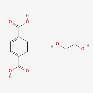 molecular formula C10H12O6 B1256328 乙二醇；对苯二甲酸 CAS No. 25038-59-9