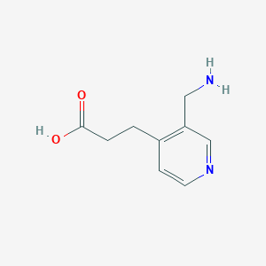 3-[3-(Aminomethyl)pyridin-4-yl]propanoic acid