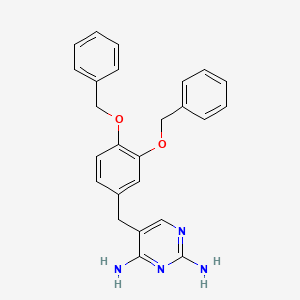 5-(3,4-Bis(benzyloxy)benzyl)pyrimidine-2,4-diamine