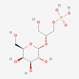 molecular formula C9H19O11P B1256334 2-(alpha-D-Galactosyl)-sn-glycerol 3-phosphate 