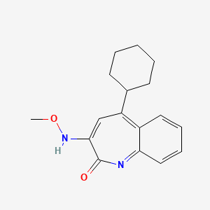 (Z)-5-Cyclohexyl-3-(methoxyimino)-1H-benzo[b]azepin-2(3H)-one