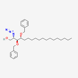 1-Octadecanol, 2-azido-3,4-bis(phenylmethoxy)-, (2S,3S,4R)-