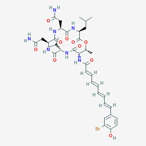 molecular formula C38H50BrN7O10 B1256337 Bromoalterochromide A' 