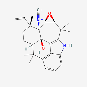 molecular formula C26H30N2O2 B1256339 ambiguine I isonitrile 