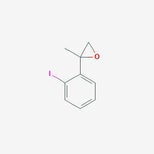 molecular formula C9H9IO B12563394 Oxirane, 2-(2-iodophenyl)-2-methyl- CAS No. 144427-99-6