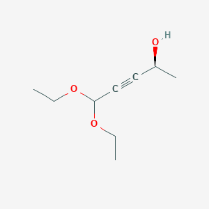 3-Pentyn-2-ol, 5,5-diethoxy-, (2S)-