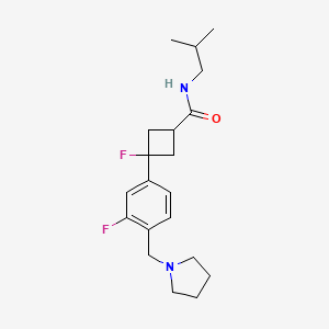 molecular formula C20H28F2N2O B1256340 Unii-fpi2G03BJ1 CAS No. 935840-35-0