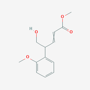 Methyl 5-hydroxy-4-(2-methoxyphenyl)pent-2-enoate