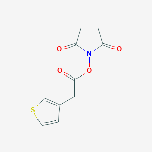 1-{[(Thiophen-3-yl)acetyl]oxy}pyrrolidine-2,5-dione