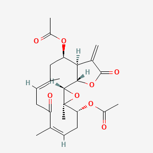 molecular formula C24H30O8 B1256350 Michaolide D 