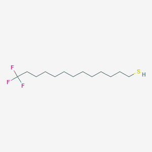 molecular formula C13H25F3S B12563533 13,13,13-Trifluorotridecane-1-thiol CAS No. 200501-45-7