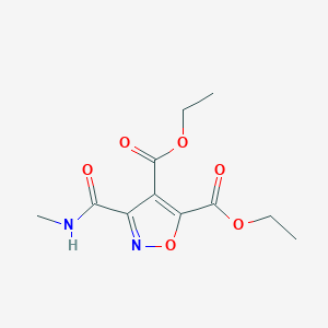 Diethyl 3-(methylcarbamoyl)-1,2-oxazole-4,5-dicarboxylate