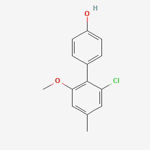 2'-Chloro-6'-methoxy-4'-methyl[1,1'-biphenyl]-4-ol