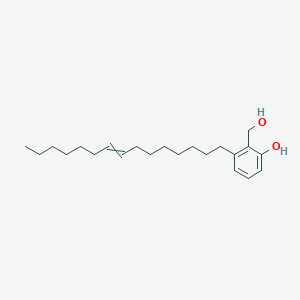 molecular formula C22H36O2 B12563572 2-(Hydroxymethyl)-3-(pentadec-8-EN-1-YL)phenol CAS No. 161764-82-5