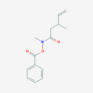 N-(Benzoyloxy)-N,3-dimethylpent-4-enamide