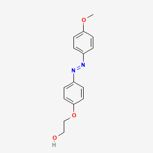 2-{4-[(E)-(4-Methoxyphenyl)diazenyl]phenoxy}ethan-1-ol