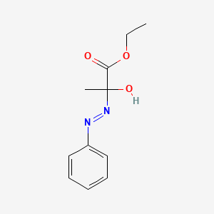 Ethyl 2-hydroxy-2-[(E)-phenyldiazenyl]propanoate