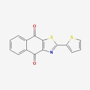 2-(Thiophen-2-yl)naphtho[2,3-d][1,3]thiazole-4,9-dione