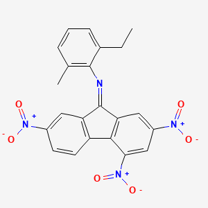 (9E)-N-(2-Ethyl-6-methylphenyl)-2,4,7-trinitro-9H-fluoren-9-imine