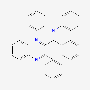 molecular formula C33H25N3 B12563680 (1Z,2E,3E)-Pentaphenylpropane-1,2,3-triimine CAS No. 194226-36-3