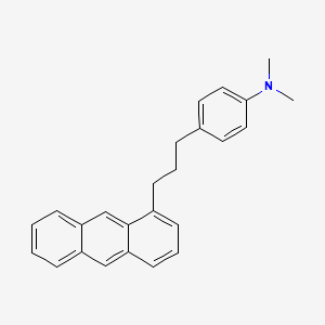 4-[3-(Anthracen-1-YL)propyl]-N,N-dimethylaniline