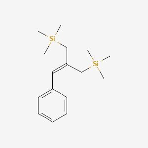 Silane, [2-(phenylmethylene)-1,3-propanediyl]bis[trimethyl-