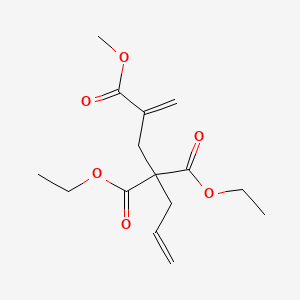 1,6-Heptadiene-2,4,4-tricarboxylic acid, 4,4-diethyl 2-methyl ester