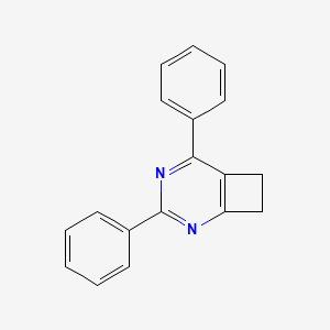 molecular formula C18H14N2 B12563724 2,4-Diazabicyclo[4.2.0]octa-1,3,5-triene, 3,5-diphenyl- CAS No. 193968-43-3