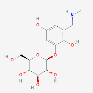 molecular formula C14H21NO8 B1256407 Zinolol 