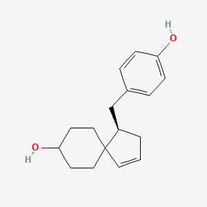 molecular formula C17H22O2 B1256408 Sequosempervirin A 