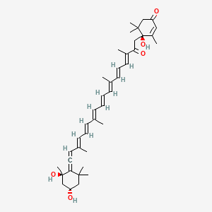 molecular formula C40H54O5 B1256413 Amarouciaxanthin A 