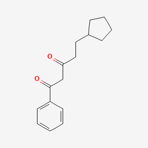 5-Cyclopentyl-1-phenylpentane-1,3-dione